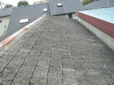 屋根が老朽化して雨漏りの心配があります。